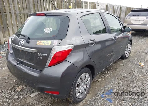 2012 Toyota Yaris Le из США, поврежденный, VIN JTDKTUD35CD522180